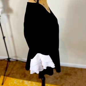 Peplum top with long sleeve